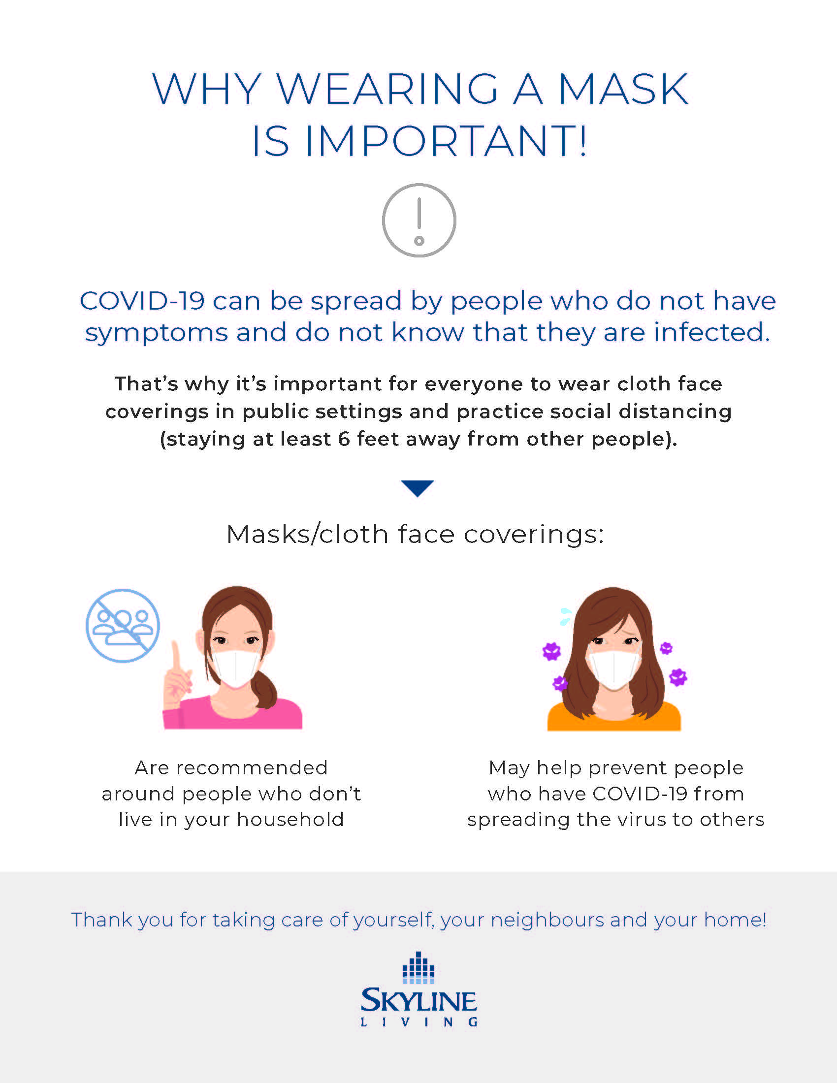 Skyline-Living-Covid19-Mask-Importance-Poster-85x11