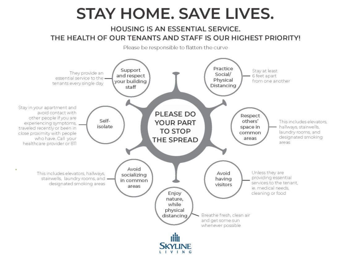 Stay Home Save Lives Poster